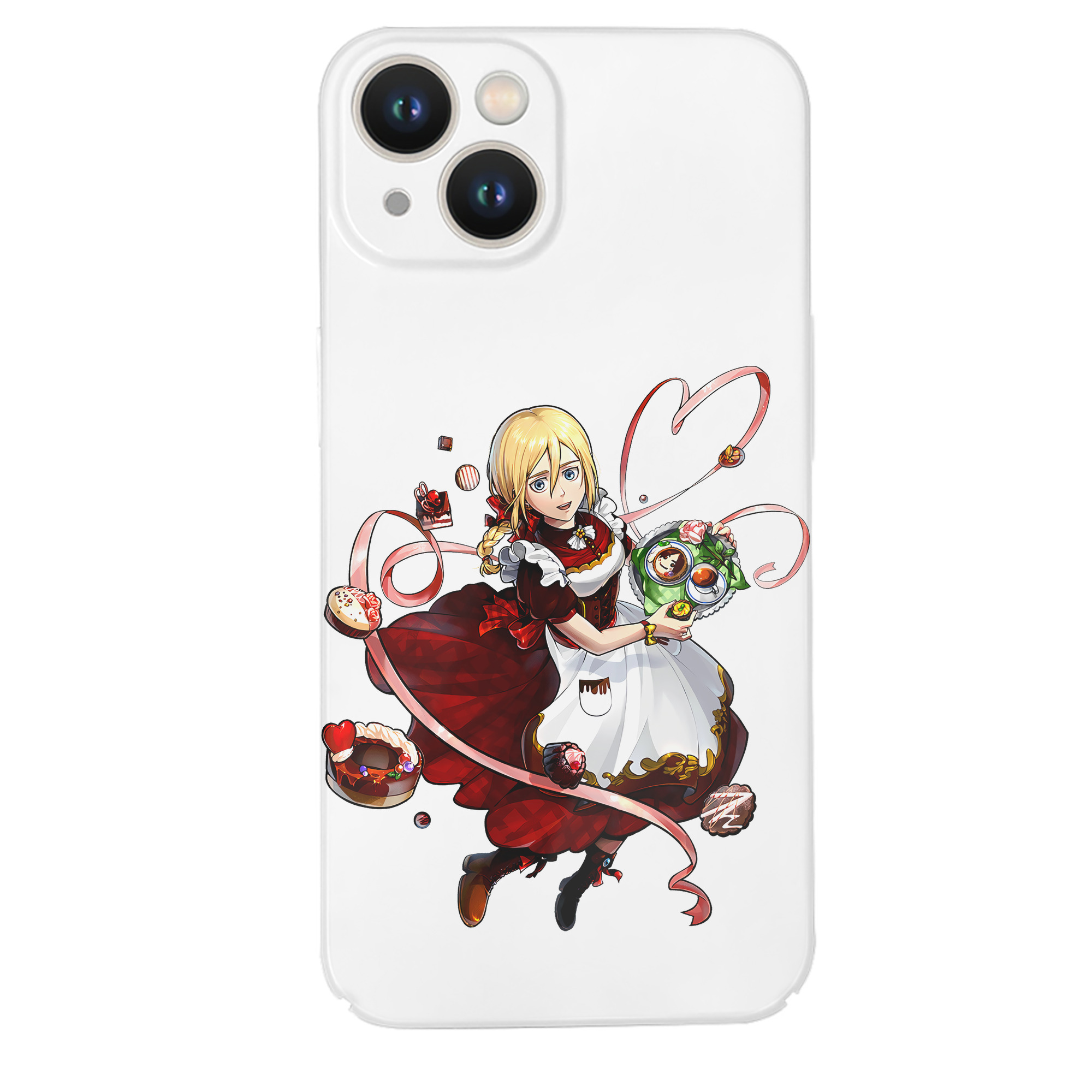 （画像用） 進撃の巨人 クリスタ·レンズ Attack on Titan Christa Lenz 【iPhone 14シリーズ対応】ハードケース